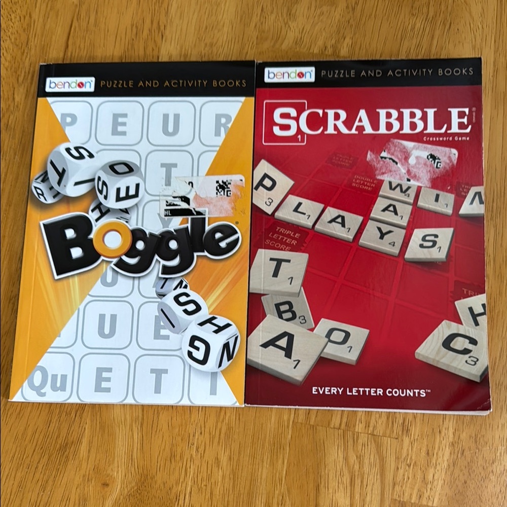 🛑 Bendon Boggle and Scrabble Puzzle Activity Books